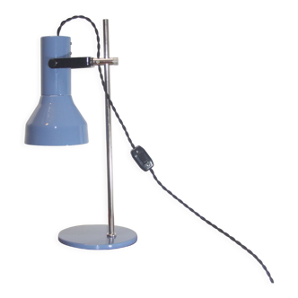 Lampe de table bleue, années 70
