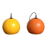 Mid-century space age lustre, set of 2