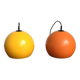 Mid-century space age lustre, set of 2