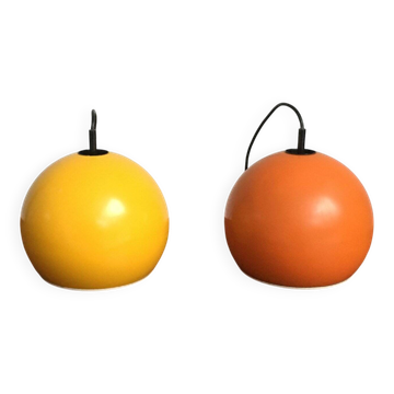 Mid-century space age lustre, set of 2