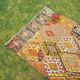 Vintage Turkish hallway rug 92x273 cm