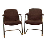 Paire de chaises vintages BRM
