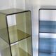 Pair of shelves in plexiglas 1980s