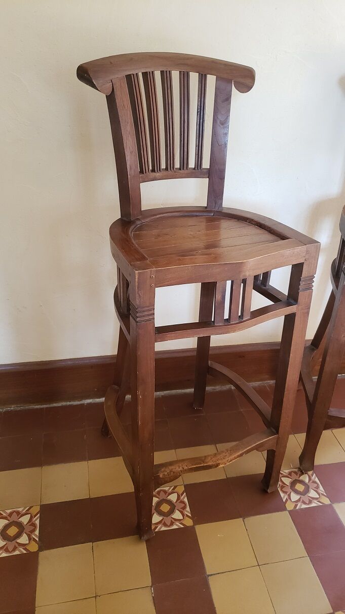 Pair of Arts and Crafts stools