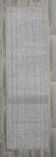 3x10 White Black Turkish Runner Rug 92x310Cm