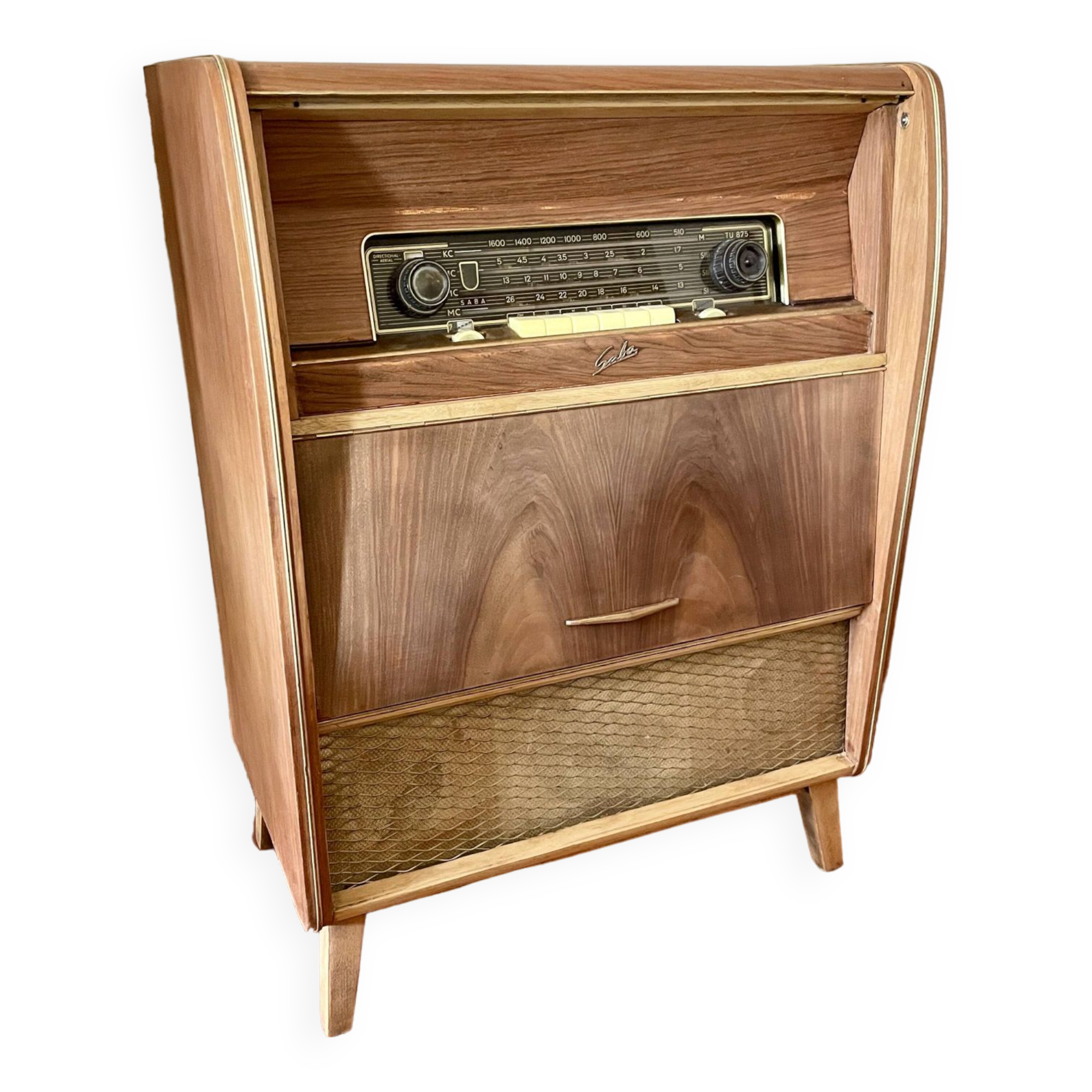 Vinyl player radio unit