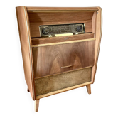 Vinyl player radio unit