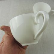 Lot de 2 tasses décor Anmut blanc de Villeroy & Boch V&B