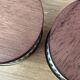 Sets of Swedish herring pots in ceramic and teak by Asa Lindberg for Sagaform, 2000s, set of 4.