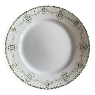 Antique serving dish in Creil & Montereau earthenware.