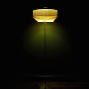 Vintage model G - 110 silk fringe floor lamp by Hans-Agne Jakobsson brass