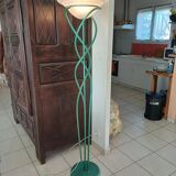 Wrought and Twisted Iron Floor Lamp