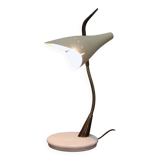 Oscar Torlasco for Lumen rare 1950s Italian table lamp in brass and marble