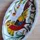 Large Italian oval dish