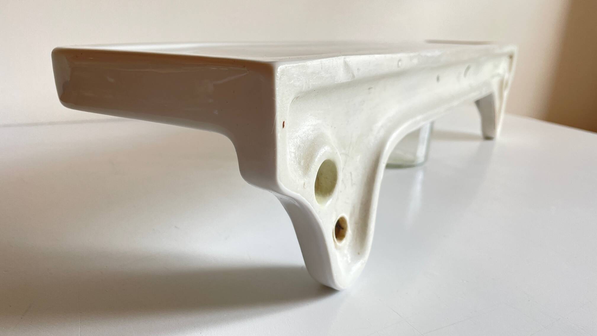 Vintage ceramic wall shelf - france
