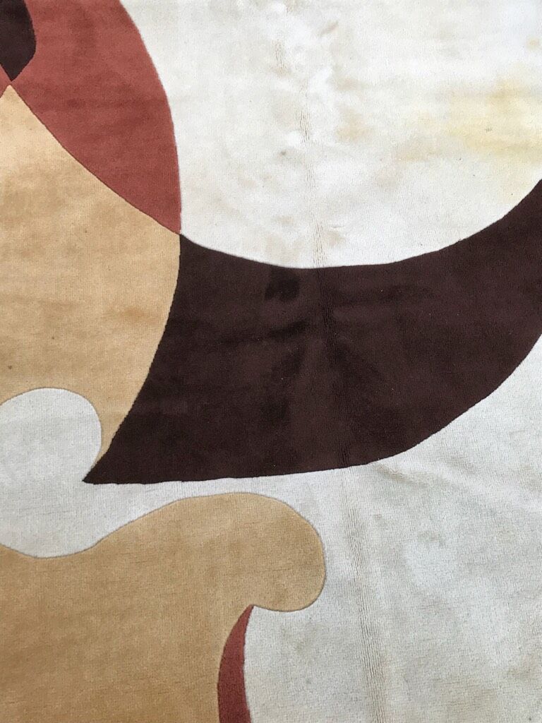Beautiful french rug by Paulette Née handmade 160 x 230 cm