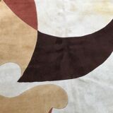 Beautiful french rug by Paulette Née handmade 160 x 230 cm