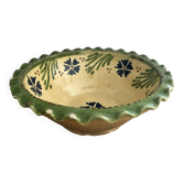 Glazed terracotta salad bowl