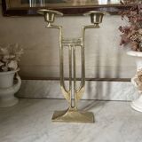 Art Deco chandelier in solid brass