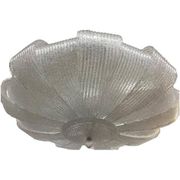 Contemporary Murano Glass Sputnik Chandelier, Flush Mount, Mazzega Style, Set of 2