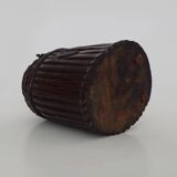 Tembé Art Noir Statue - Brown from Guyana in wood sculpture face Guyana 50s