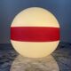 Lampe design Philips en métal et opaline