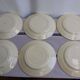 Set of 6 ceramic dinner plates