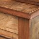 Antique English buffet/bookcase from the 19th century with original glass
