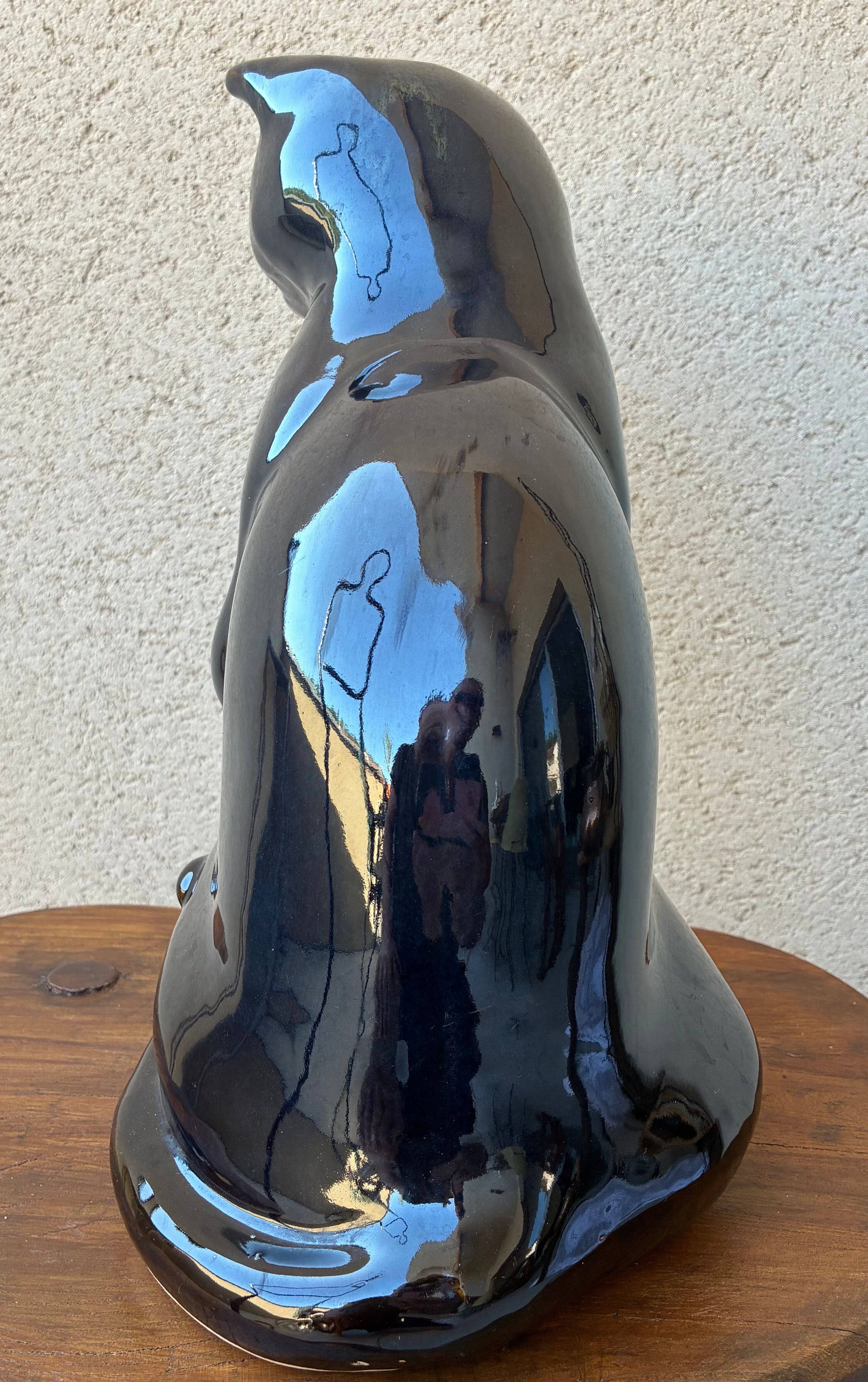 Vintage ceramic cat