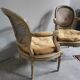 Pair of Louis XVI armchairs
