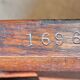 English mahogany bookcase with drawers