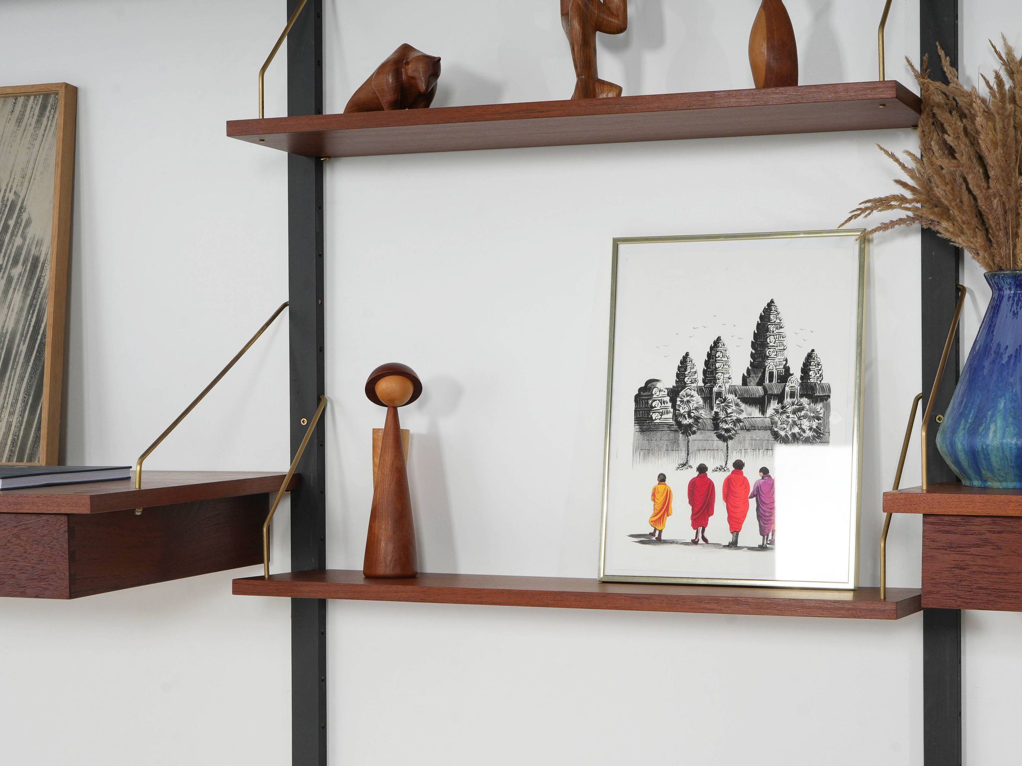 PS System Modular Shelving – Teak Veneer, Danish Design, 1970s
