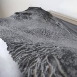 Black marble sculpture