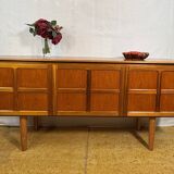 Mid Century Retro Teak Sideboard by Nathan 1960  Squares Danish Design