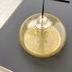Blown glass paste pendant light, 1970s