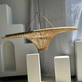 Suspension rattan saucer iron frame D:120 H:60