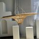Suspension rattan saucer iron frame D:120 H:60