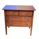 Small vintage 1970s chest of drawers with 4 drawers.