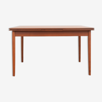 Mid-Century Danish Teak Extendable Dining Table, 1960s.