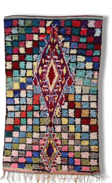 Carpet boucharouette, 230 x 145