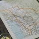 Bolivia, old map 1887 – vintage geographical map.