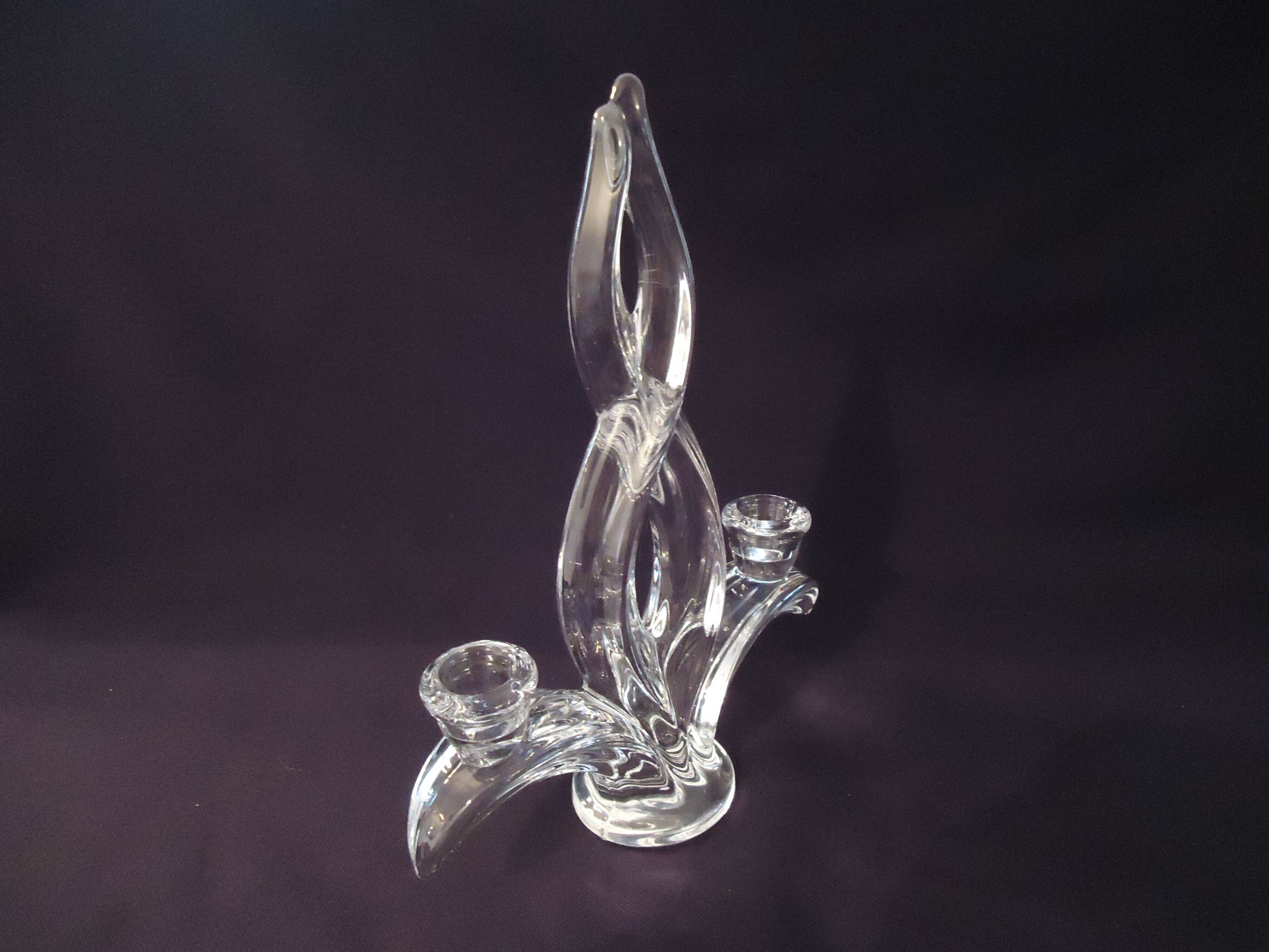 Two-light crystal chandelier Vannes Le Chatel A482