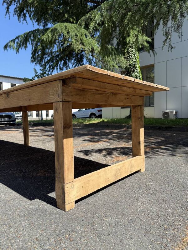 Table de ferme XXL en pin