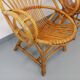 Pair of vintage rattan armchairs from the 60s