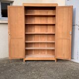Parisian wardrobe solid oak raw 1940