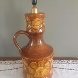 Vintage ceramic lamp base 1950-1960 Vallauris style