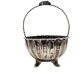 Bol à sucre en argent Art Déco, années 1950