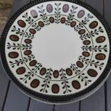 10 flat plates Boch la Louvière 60s