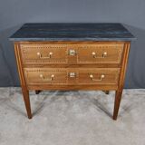 Petite commode régionale en noyer, style louis xvi – début xixe