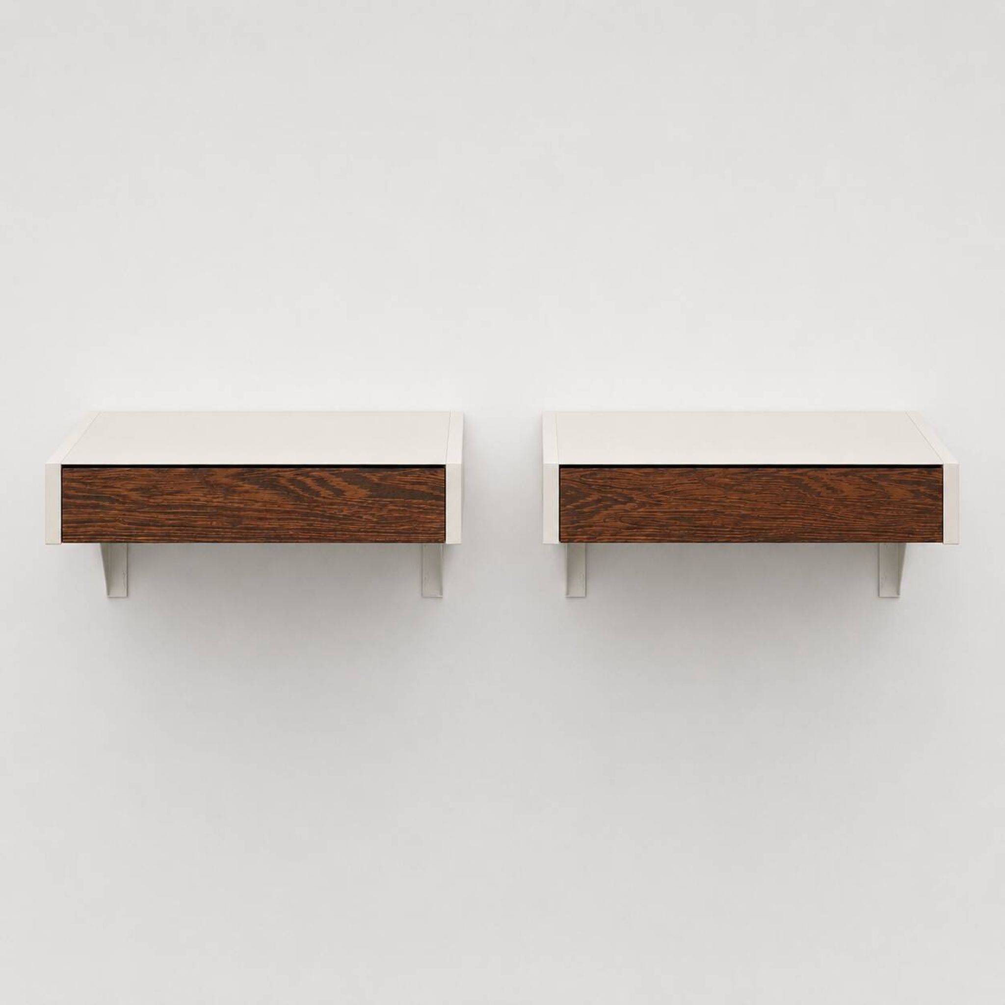 Set of 2 DD01 Bergeijk wall systems/bedside tables by Martin Visser for Spectrum from the 1960s